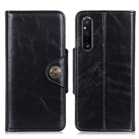 Coque Portefeuille Livre Cuir Etui Clapet M04L pour Sony Xperia 1 V Noir