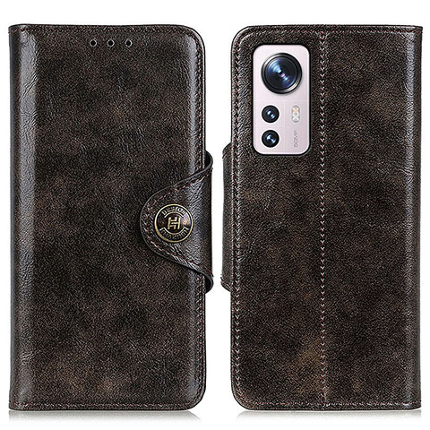 Coque Portefeuille Livre Cuir Etui Clapet M04L pour Xiaomi Mi 12S Pro 5G Marron