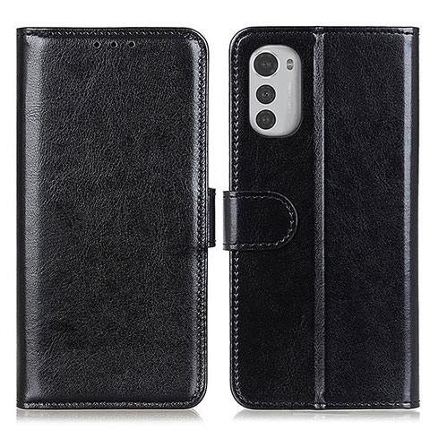 Coque Portefeuille Livre Cuir Etui Clapet M05L pour Motorola Moto E32s Noir