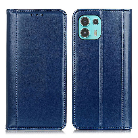 Coque Portefeuille Livre Cuir Etui Clapet M05L pour Motorola Moto Edge 20 Lite 5G Bleu