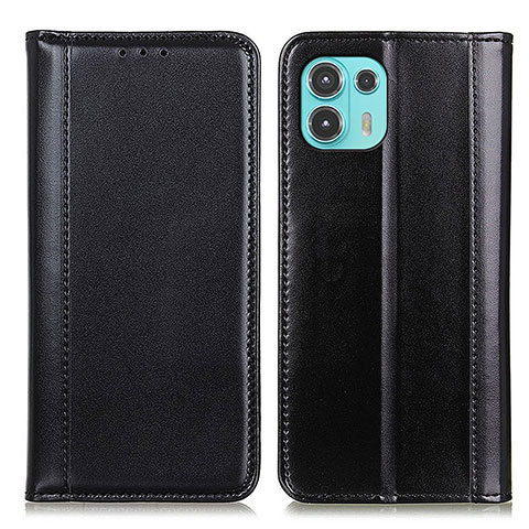 Coque Portefeuille Livre Cuir Etui Clapet M05L pour Motorola Moto Edge 20 Lite 5G Noir