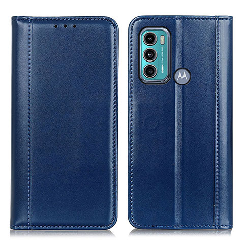 Coque Portefeuille Livre Cuir Etui Clapet M05L pour Motorola Moto G40 Fusion Bleu