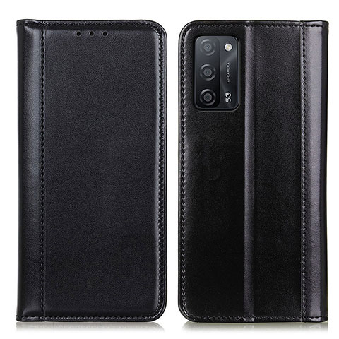 Coque Portefeuille Livre Cuir Etui Clapet M05L pour Oppo A53s 5G Noir