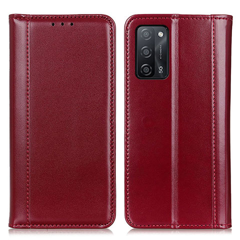 Coque Portefeuille Livre Cuir Etui Clapet M05L pour Oppo A53s 5G Rouge