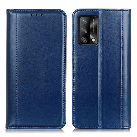 Coque Portefeuille Livre Cuir Etui Clapet M05L pour Oppo A74 4G Bleu