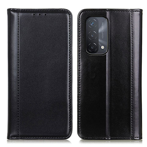 Coque Portefeuille Livre Cuir Etui Clapet M05L pour Oppo A74 5G Noir