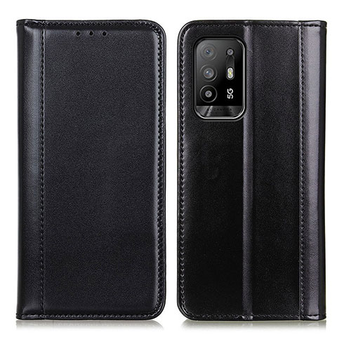 Coque Portefeuille Livre Cuir Etui Clapet M05L pour Oppo A94 5G Noir