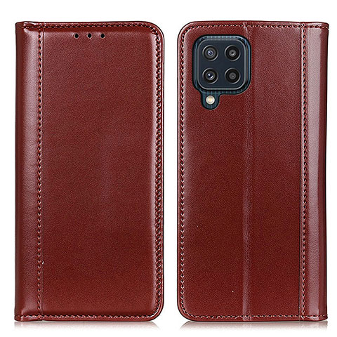 Coque Portefeuille Livre Cuir Etui Clapet M05L pour Samsung Galaxy M32 4G Marron