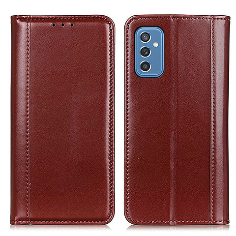 Coque Portefeuille Livre Cuir Etui Clapet M05L pour Samsung Galaxy M52 5G Marron