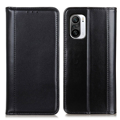 Coque Portefeuille Livre Cuir Etui Clapet M05L pour Xiaomi Poco F3 5G Noir