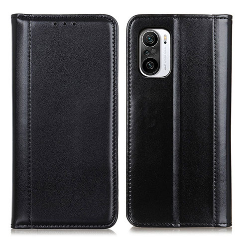 Coque Portefeuille Livre Cuir Etui Clapet M05L pour Xiaomi Redmi K40 Pro 5G Noir