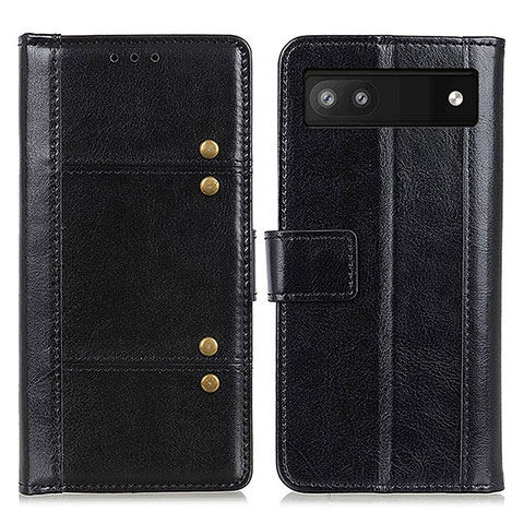 Coque Portefeuille Livre Cuir Etui Clapet M06L pour Google Pixel 6a 5G Noir