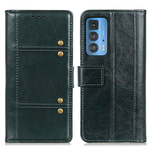 Coque Portefeuille Livre Cuir Etui Clapet M06L pour Motorola Moto Edge S Pro 5G Vert