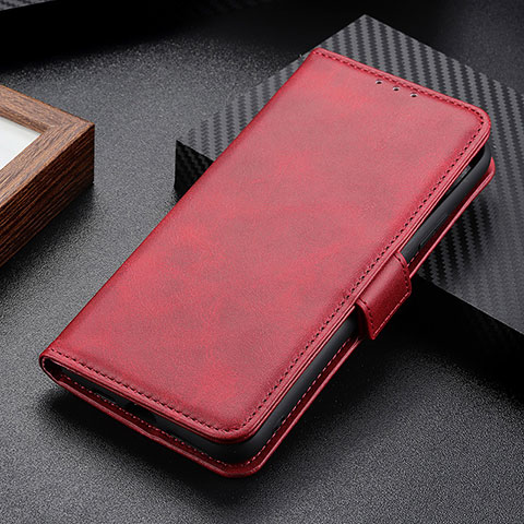 Coque Portefeuille Livre Cuir Etui Clapet M06L pour Motorola Moto G Play Gen 2 Rouge