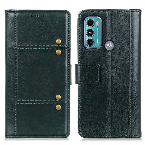 Coque Portefeuille Livre Cuir Etui Clapet M06L pour Motorola Moto G60 Vert