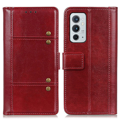 Coque Portefeuille Livre Cuir Etui Clapet M06L pour OnePlus 9RT 5G Rouge