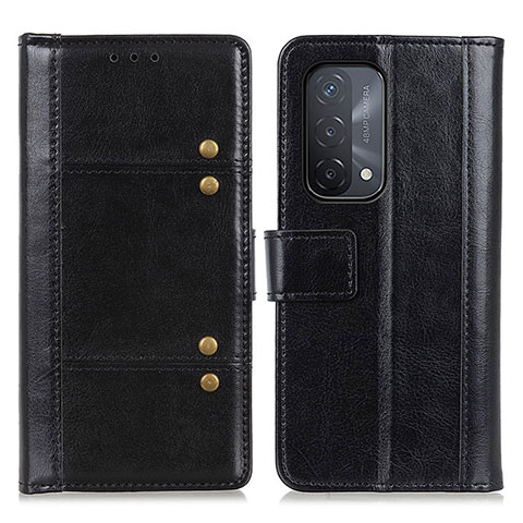 Coque Portefeuille Livre Cuir Etui Clapet M06L pour Oppo A54 5G Noir