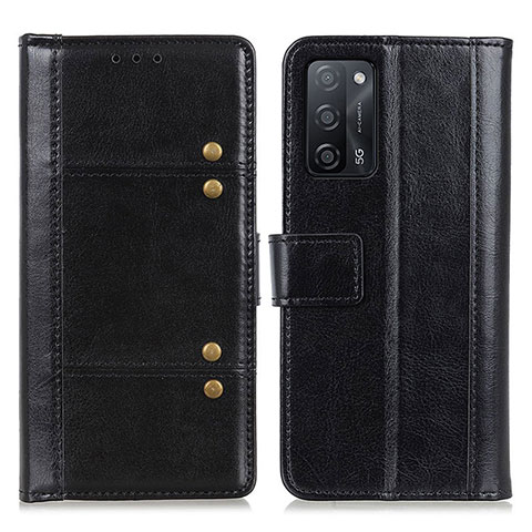 Coque Portefeuille Livre Cuir Etui Clapet M06L pour Oppo A56 5G Noir