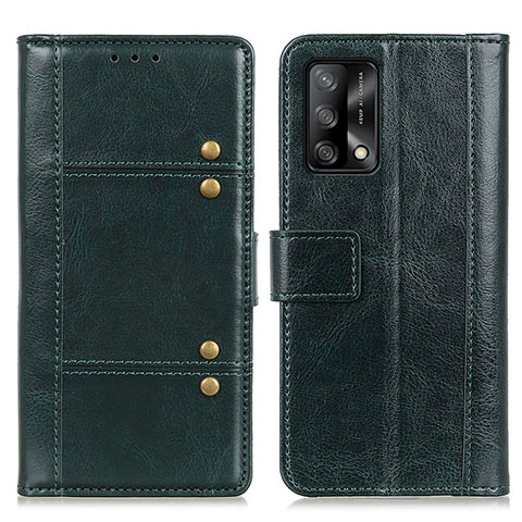 Coque Portefeuille Livre Cuir Etui Clapet M06L pour Oppo A74 4G Vert