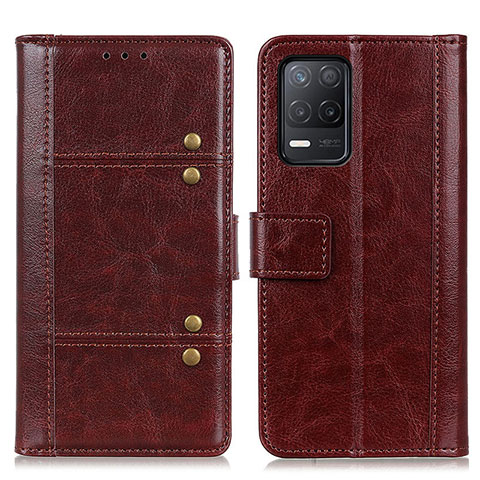 Coque Portefeuille Livre Cuir Etui Clapet M06L pour Realme Narzo 30 5G Marron