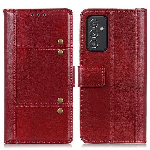 Coque Portefeuille Livre Cuir Etui Clapet M06L pour Samsung Galaxy A05s Rouge