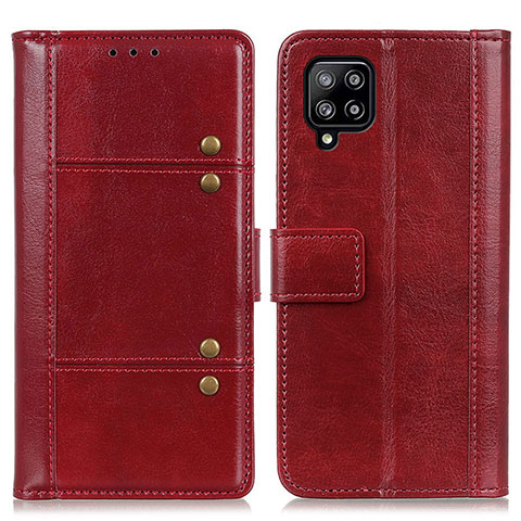 Coque Portefeuille Livre Cuir Etui Clapet M06L pour Samsung Galaxy A22 4G Rouge