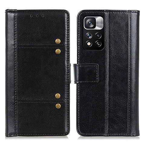 Coque Portefeuille Livre Cuir Etui Clapet M06L pour Xiaomi Mi 11i 5G (2022) Noir