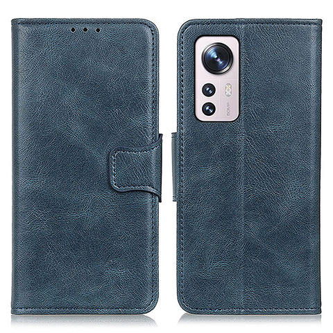 Coque Portefeuille Livre Cuir Etui Clapet M06L pour Xiaomi Mi 12 Pro 5G Bleu