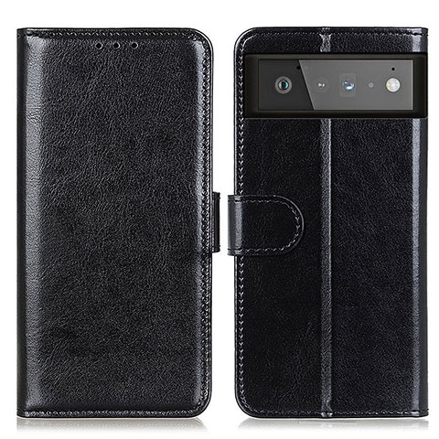 Coque Portefeuille Livre Cuir Etui Clapet M07L pour Google Pixel 6 5G Noir