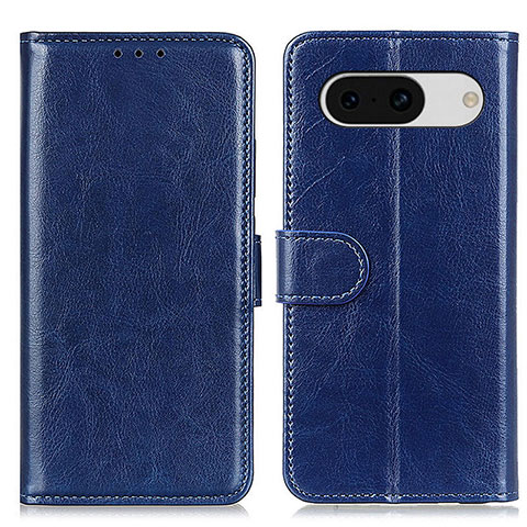 Coque Portefeuille Livre Cuir Etui Clapet M07L pour Google Pixel 8a 5G Bleu