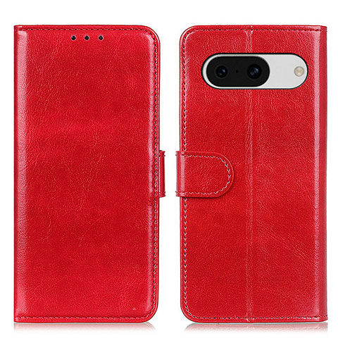 Coque Portefeuille Livre Cuir Etui Clapet M07L pour Google Pixel 8a 5G Rouge