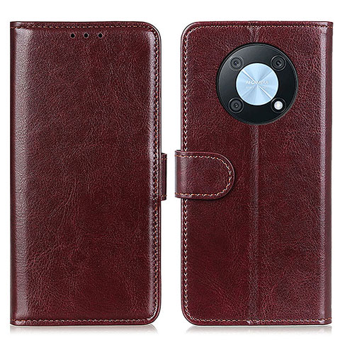 Coque Portefeuille Livre Cuir Etui Clapet M07L pour Huawei Enjoy 50 Pro Marron