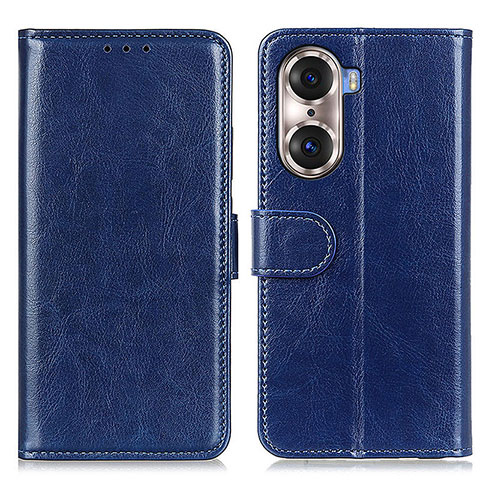 Coque Portefeuille Livre Cuir Etui Clapet M07L pour Huawei Honor 60 5G Bleu