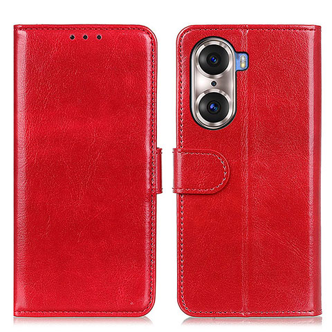 Coque Portefeuille Livre Cuir Etui Clapet M07L pour Huawei Honor 60 Pro 5G Rouge