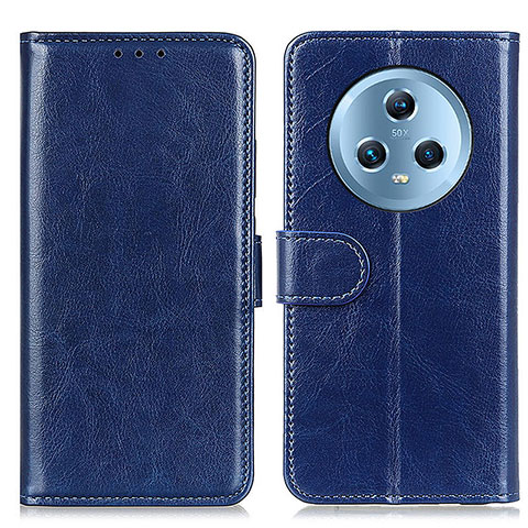 Coque Portefeuille Livre Cuir Etui Clapet M07L pour Huawei Honor Magic5 5G Bleu