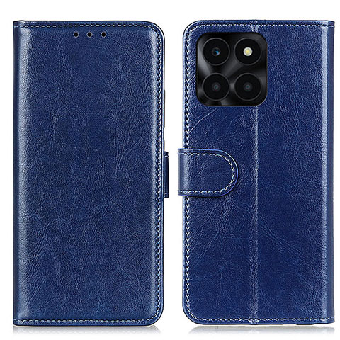 Coque Portefeuille Livre Cuir Etui Clapet M07L pour Huawei Honor X6a Bleu