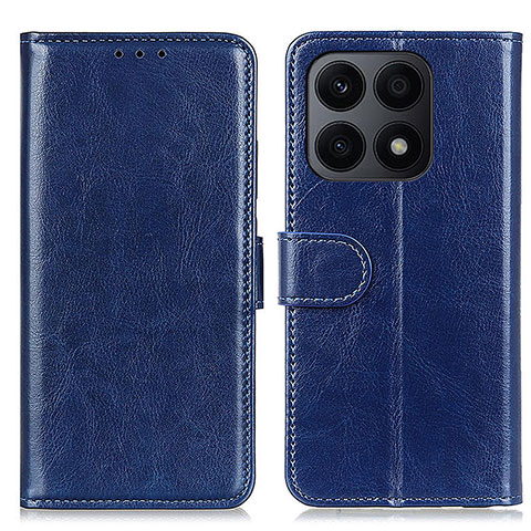 Coque Portefeuille Livre Cuir Etui Clapet M07L pour Huawei Honor X8a 4G Bleu