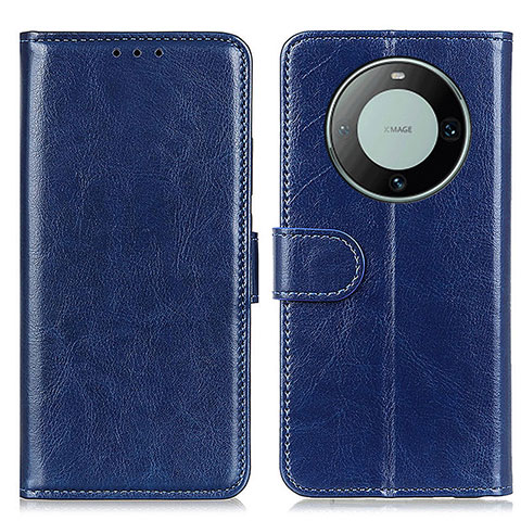 Coque Portefeuille Livre Cuir Etui Clapet M07L pour Huawei Mate 60 Pro Bleu