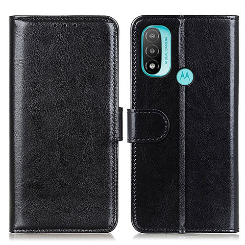 Coque Portefeuille Livre Cuir Etui Clapet M07L pour Motorola Moto E30 Noir