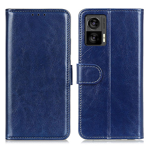 Coque Portefeuille Livre Cuir Etui Clapet M07L pour Motorola Moto Edge 30 Lite 5G Bleu