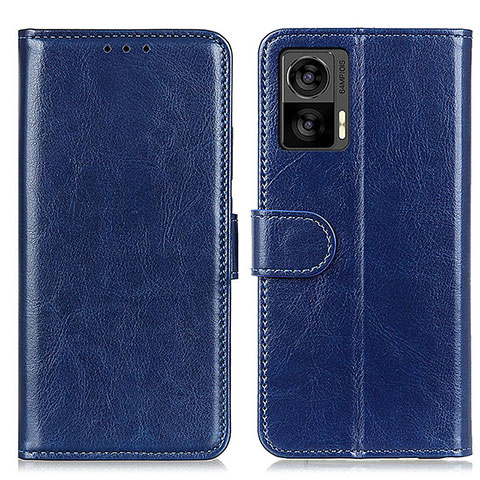 Coque Portefeuille Livre Cuir Etui Clapet M07L pour Motorola Moto Edge 30 Neo 5G Bleu