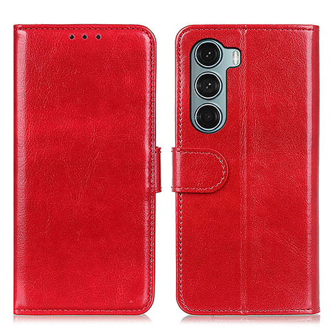 Coque Portefeuille Livre Cuir Etui Clapet M07L pour Motorola Moto Edge S30 5G Rouge