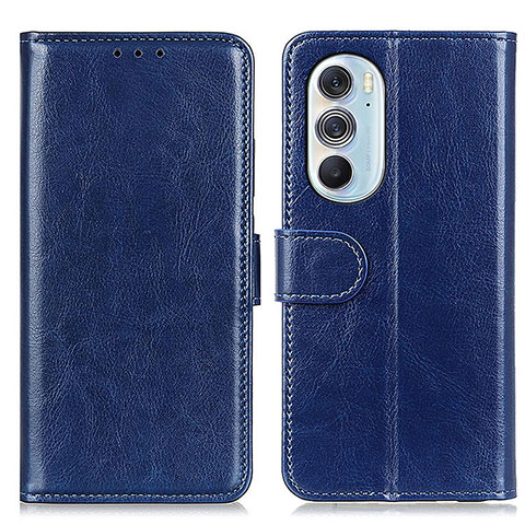 Coque Portefeuille Livre Cuir Etui Clapet M07L pour Motorola Moto Edge X30 5G Bleu