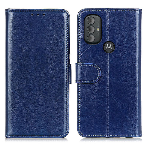 Coque Portefeuille Livre Cuir Etui Clapet M07L pour Motorola Moto G Play (2023) Bleu