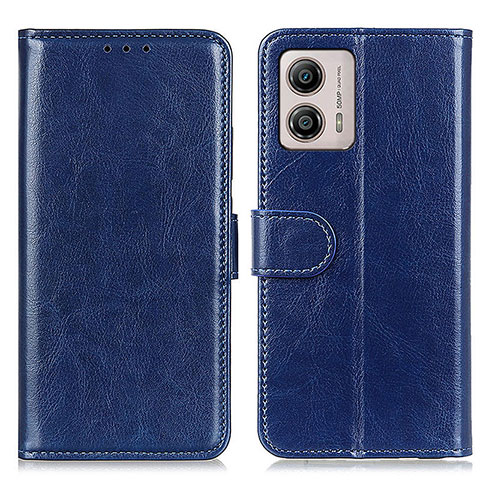 Coque Portefeuille Livre Cuir Etui Clapet M07L pour Motorola Moto G53 5G Bleu