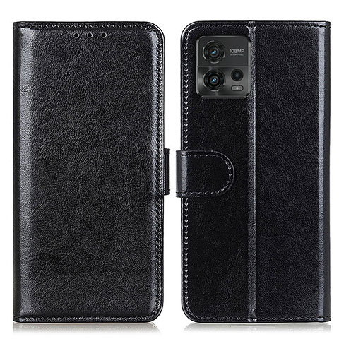 Coque Portefeuille Livre Cuir Etui Clapet M07L pour Motorola Moto G72 Noir