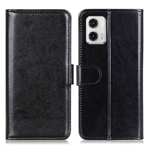 Coque Portefeuille Livre Cuir Etui Clapet M07L pour Motorola Moto G73 5G Noir