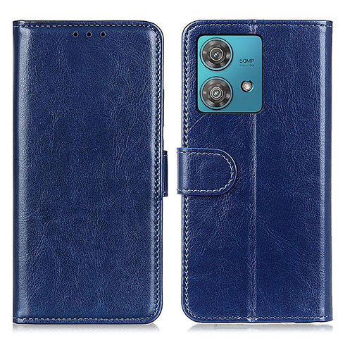 Coque Portefeuille Livre Cuir Etui Clapet M07L pour Motorola Moto G84 5G Bleu