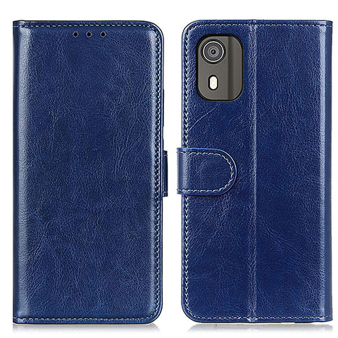 Coque Portefeuille Livre Cuir Etui Clapet M07L pour Nokia C02 Bleu