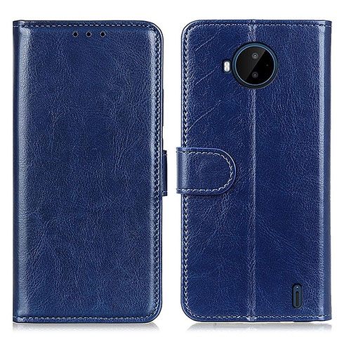 Coque Portefeuille Livre Cuir Etui Clapet M07L pour Nokia C20 Plus Bleu